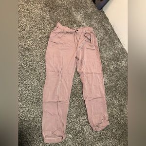 Fashion nova pink rose pants never warn. Still has tags on